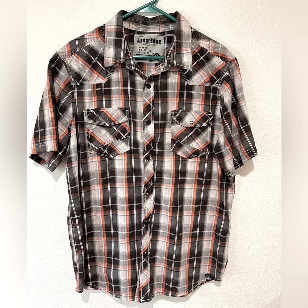 Machine, Men’s Button Down Shirt, Size XL